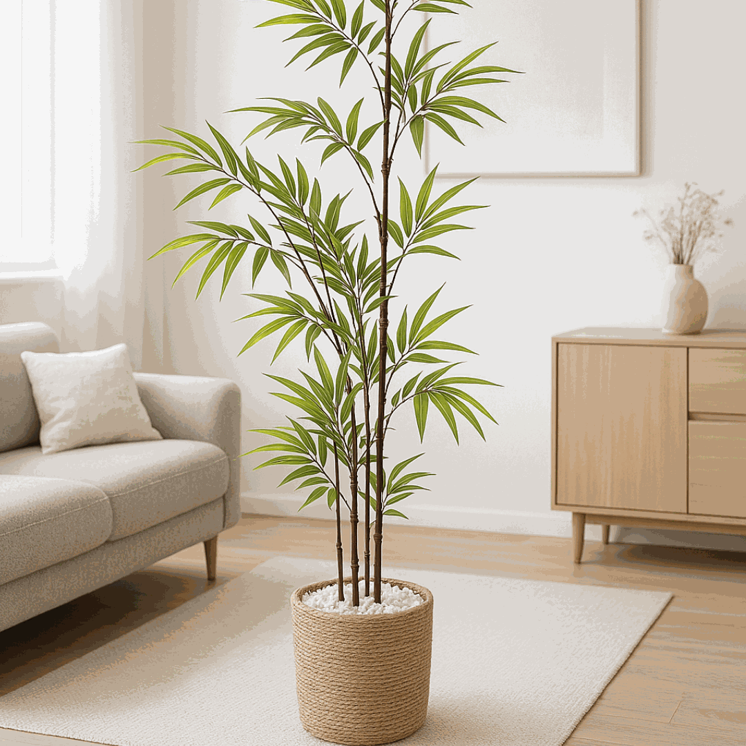Kunstpflanze - Bamboo Kunstpflanze 160cm XXL - Studio Verde