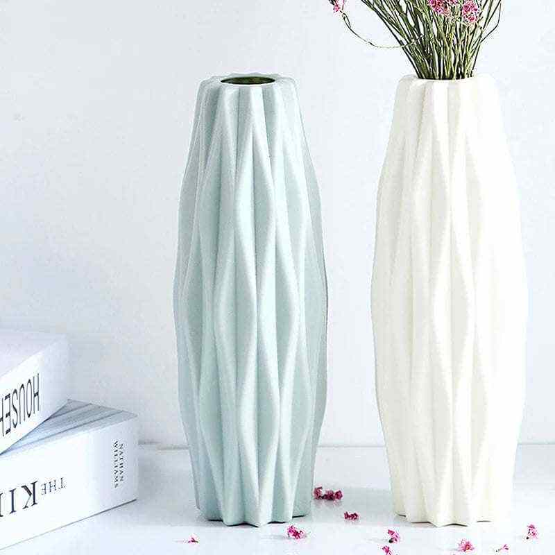Blumenvase für Kunstpflanze 55 cm modernes Design elegante Dekoration